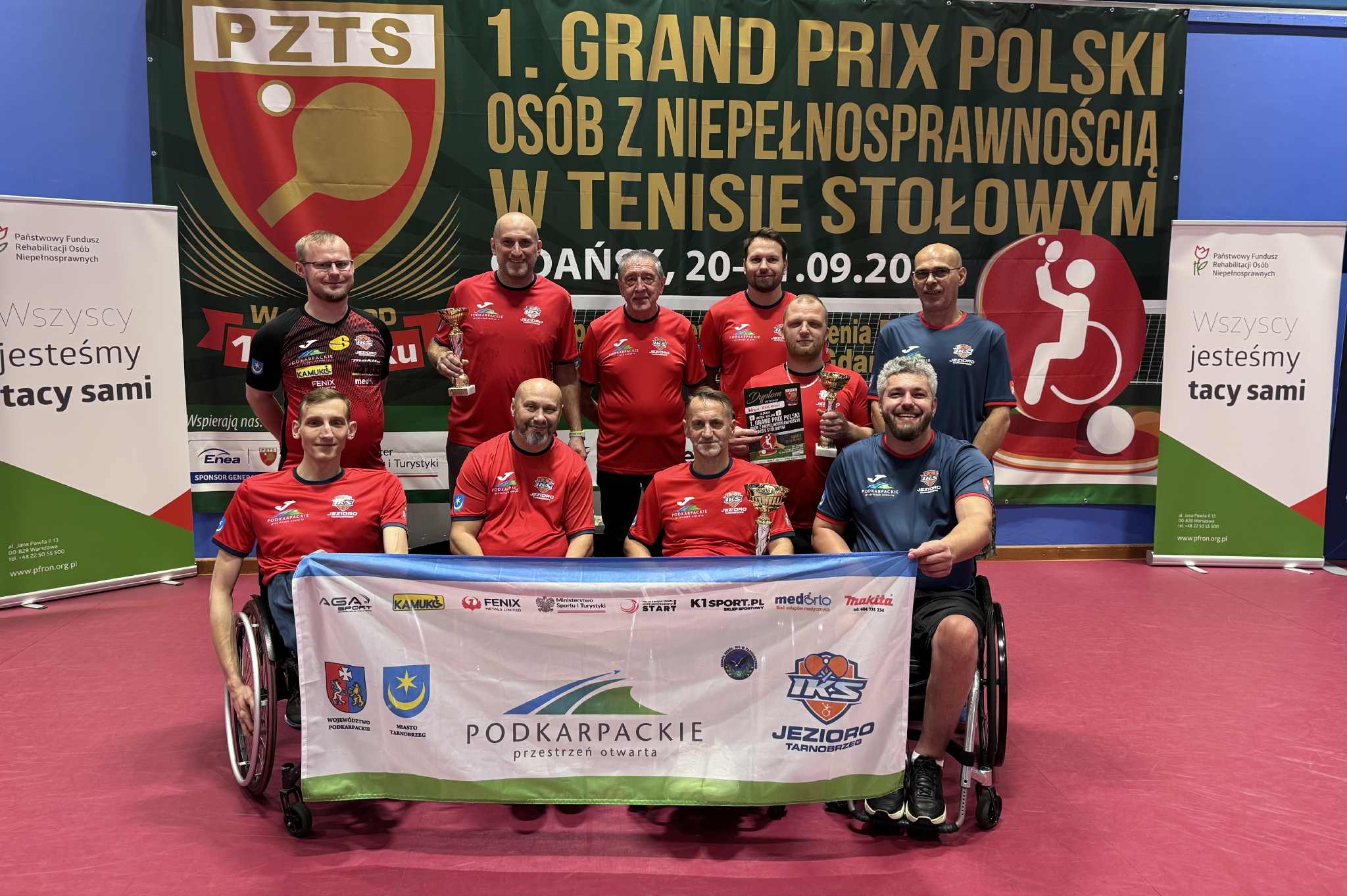 3 medale tenisistów stołowych IKS Jezioro Tarnobrzeg w Gdańsku!